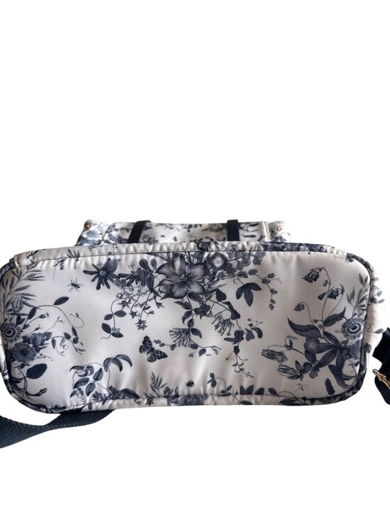 Fable England Blue White Toile Floral Backpack Romantic Bag Coquette NWOT main image 4